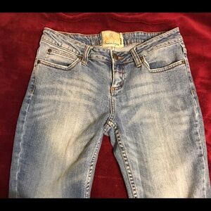 American Rag Bootcut Jeans Size 7 Short Medium Wash EUC